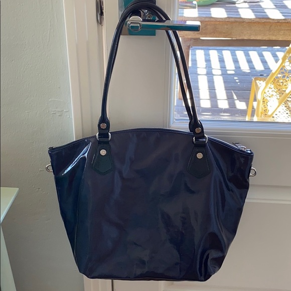 MZ wallace navy gloss small Chelsea - Picture 2 of 4